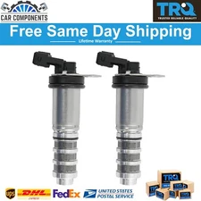 TRQ New VVT Variable Valve Timing Control Solenoid Pair For 2007-2018 BMW