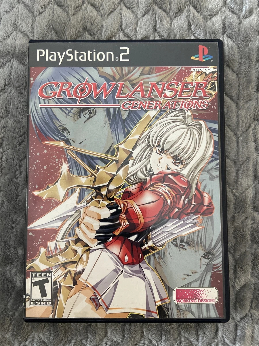 Growlanser: Generations (Sony PlayStation 2) TWO DISC,COMPLETE 