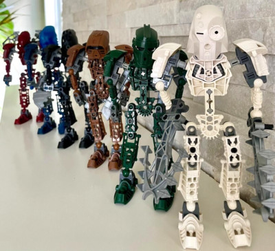 Bionicle Toa Metru:   8601 , 8602 , 8603 , 8604 , 8605 , 8606. Complete .