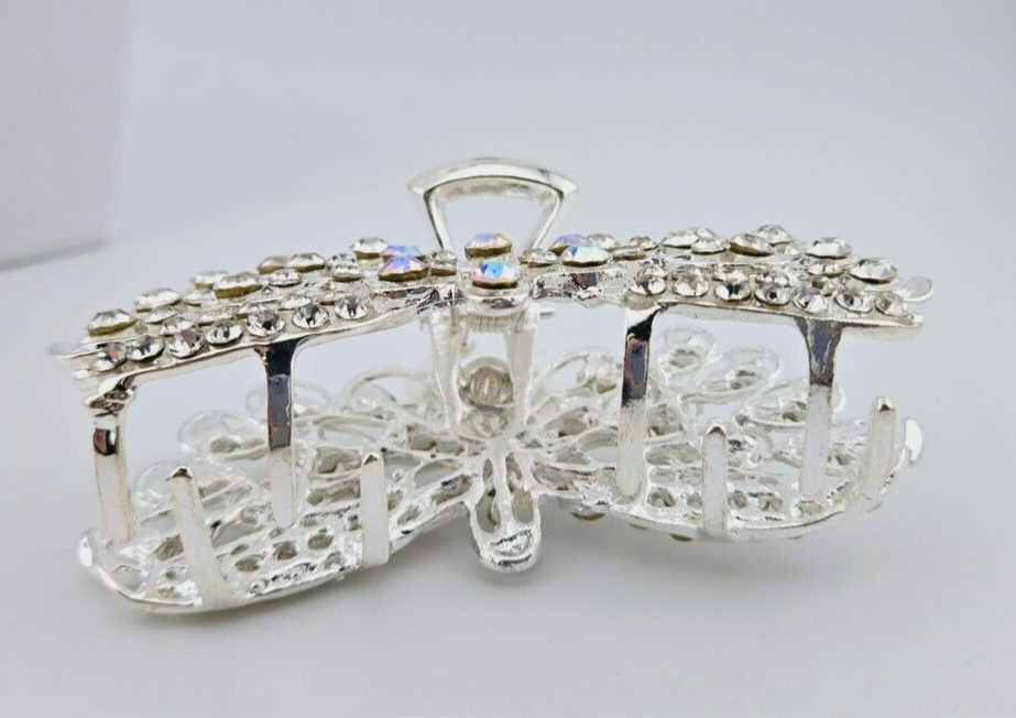 Kirks Folly Fairy Flower Large Hair Claw Clip Sterling  display picture 3
