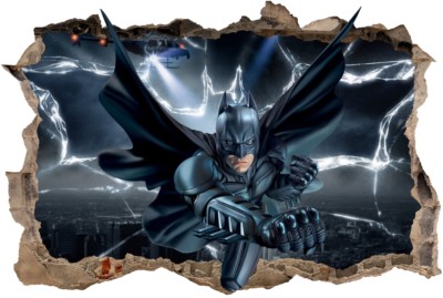 s104  Wandtattoo 120cm  Batman STICKER 3D Wandaufkleber 