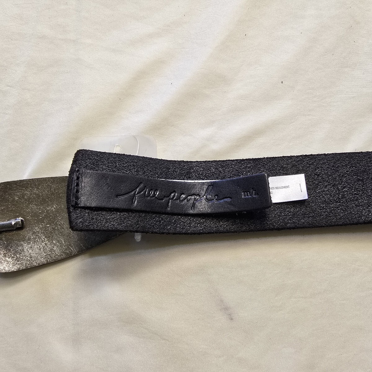 Free People belt Oyster Bay black hip belt new one size M/L. NWT Free People Leather Belts for Women for sale | eBay main image 3