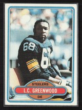 1980 Topps #375 L.C. Greenwood - EX/NM Set Break!