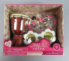 Our Generation Retro Love Blooms Bongo Sunglasses Set For 18" Dolls New