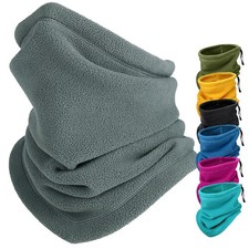 Winter Fleece Face Mask Scarf Balaclava Neck Warmer Gaiter Ski Windproof Bandana