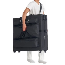 Refurbish  Massage Table Wheeled Carrying Case-5 Pockets
