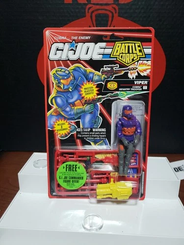 1993 G.I Joe Battle Corps Cobra Viper Cobra Infantry Action Figure Sealed
