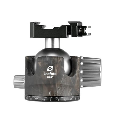 Leofoto LH-55LSC Camo Ball Head for Shooting & Hunting | Arca & Picatinny Clamp