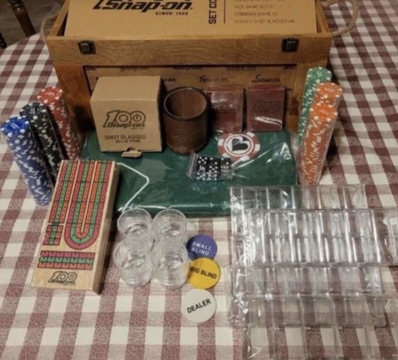 Snap-On Tools Poker Kit Chest Set 100th Anniversary Edition | eBay