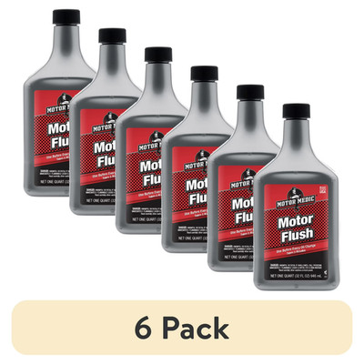 Motor Medic Engine Flush Additive 32oz 6 Pack Cleans Cars Trucks SUVs