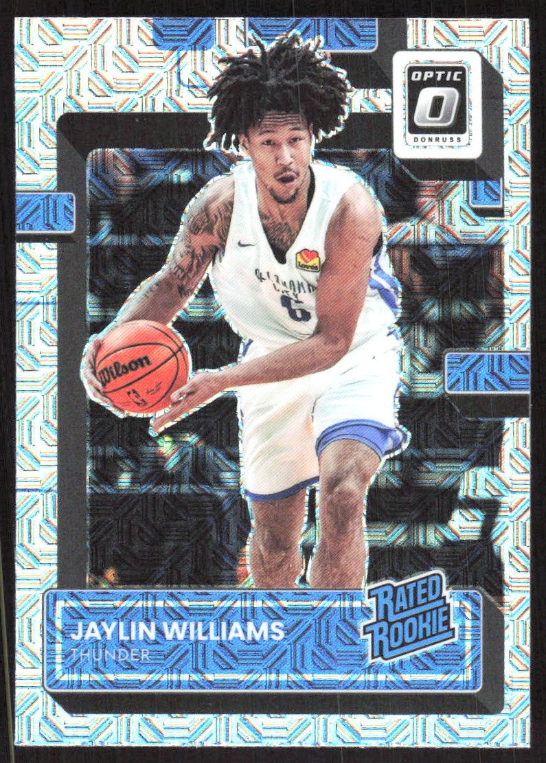 2262F 2022-23 Donruss Optic #246 Jaylin Williams Choice