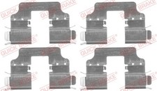 QUICK BRAKE Zubehörsatz Scheibenbremsbelag 109-1750 für CIVIC CR HONDA IX 5 3 4