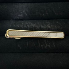 Yves Saint Laurent Tie Pin Gold Tone Authentic