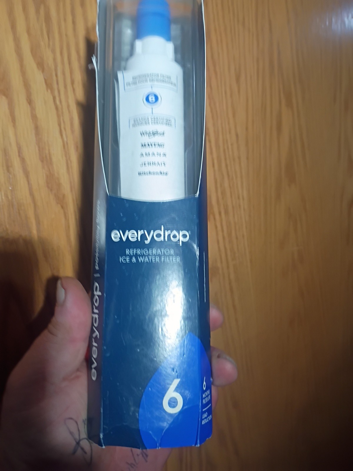 Whirlpool Everydrop EDR6D1 Refrigerator Water Filter White-image