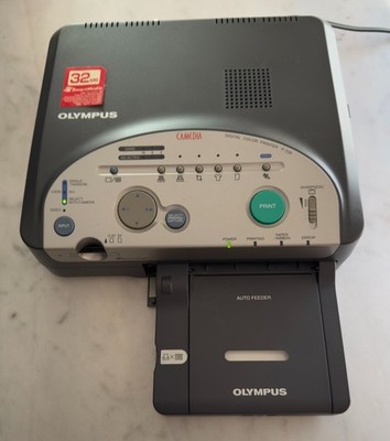 Olympus Camedia P-330 Digital Home Photo Printer Color POWERS ON