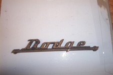Original Dodge 1941 Emblem Script Original Dodge 1941 Emblem Script