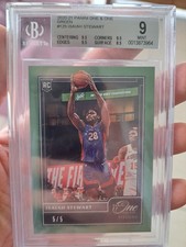 Isaiah Stewart Green One And One Rookie Card /5