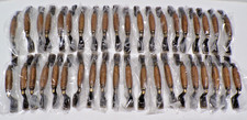Lot of 40 Wood Look Brass Color Pulls