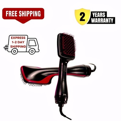 2-in-1 Hair Dryer Brush | Volumizer & Styler for Smooth, Frizz-Free Hair / black