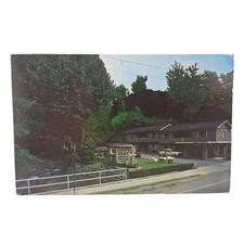 Zoders Court Motel Gatlinburg Tennessee TN AAA Stream Vintage Postcard US 441