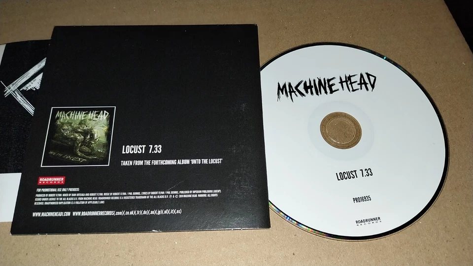 Maxi CD MACHINE HEAD - LOCUST /  1 Track Roadrunner 2011 Press kit - Bild 2 von 3