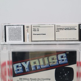 NES Nintendo Game GYRUSS - ROUND SOQ! WATA GRADED 9.4 B+! NEW & Sealed + H-Seam!