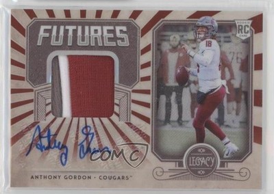 2020 Panini Legacy Futures Ruby /100 Anthony Gordon RPA Rookie Patch Auto RC 1u6