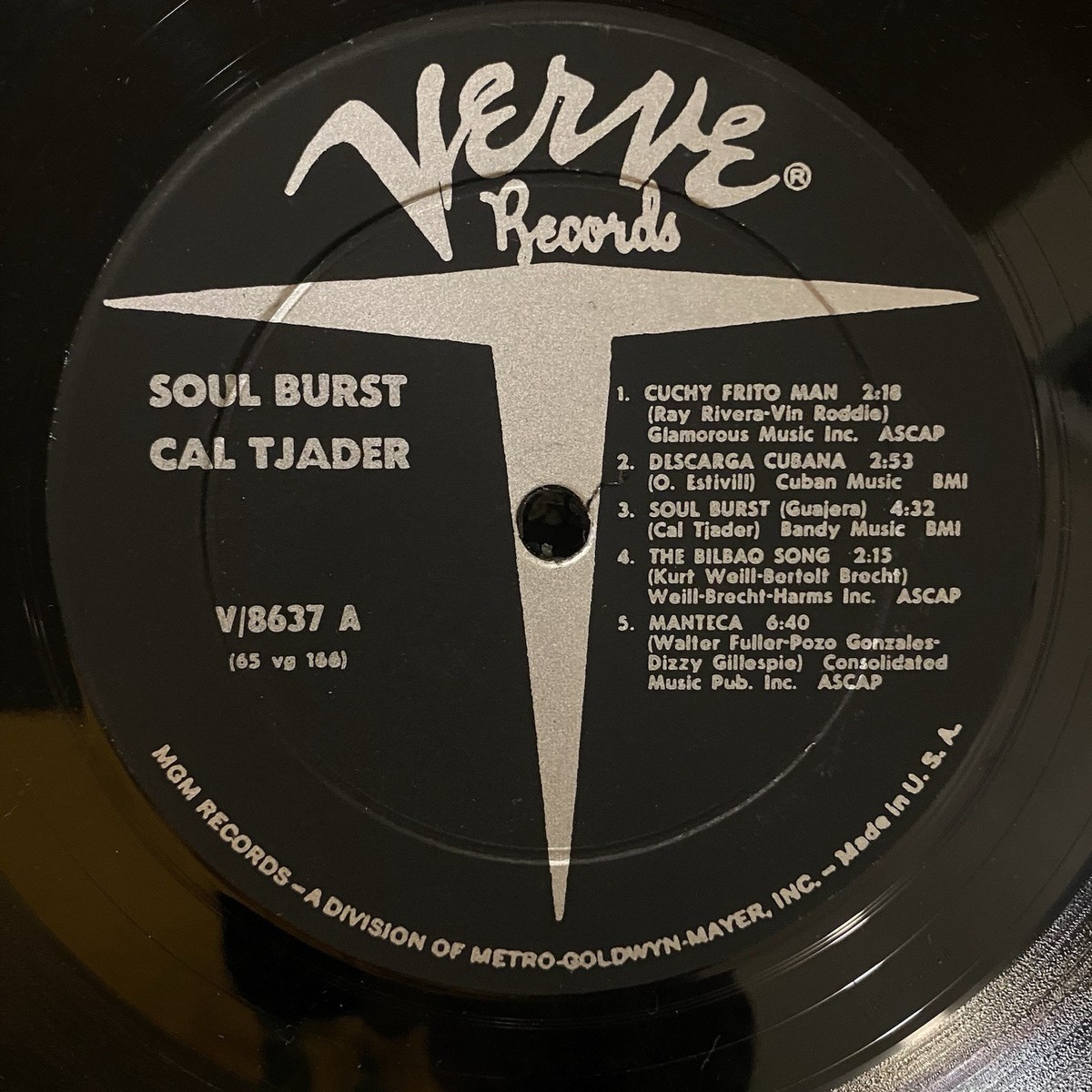 CAL TJADER Soul Sauce & Soul Burst - 1965-66 1st Press Verve LPs