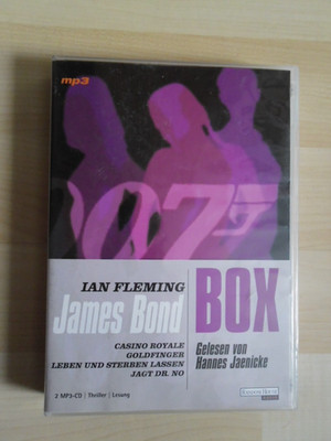 James Bond I. Fleming BOX 2 MP3-CD Thriller Lesung - Gelesen von Hannes Jaenicke