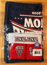 WWE John Cena Official Final Farewell Tour 2025 Washington D.C. Sweatband &Towel