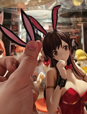 FREEing Rent-A-Girlfriend Chizuru Mizuhara Bunny Ver 1/4 Scale Figure Extra Ears