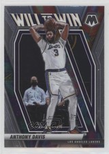 2020-21 Panini Mosaic Will to Win Anthony Davis #20 l0h