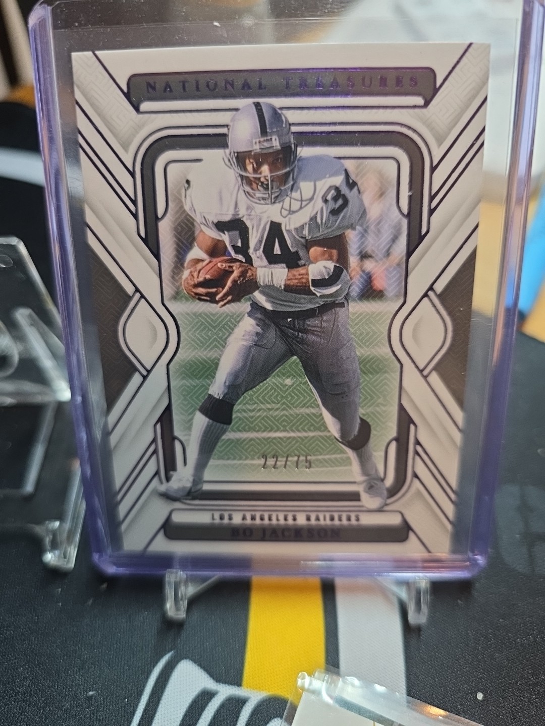 2024 NATIONAL TREASURES PURPLE 22/75 BO JACKSON #54 RAIDERS NT2
