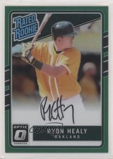 2017 Donruss Optic Rated Rookies Signatures Green Prizm 2/5 Ryon Healy Auto 0a6