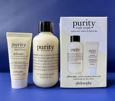 New Philosophy Purity Made Simple Mini Duo Cleanser  Moisturizer Travel Set NIB