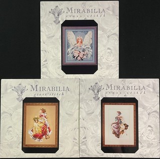3x Xstitch CHART: MIRABILIA Autumn Queen Royal Holiday Millenium Angel QJ24