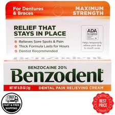 Benzodent Max Cream - Benzo 20% (7g) Be FREE & FAST UK DELIVERY