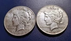 XF 1935-D & 1935-S U.S. Peace Dollars