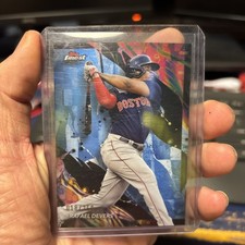 2024 Topps Finest Uncommon Sky Blue Refractor /250 Rafael Devers #187