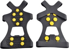 Ice Grips, Traction Cleats, Ice Cleat, Easy Slip On, Outdoor Durable, 10 Stee...