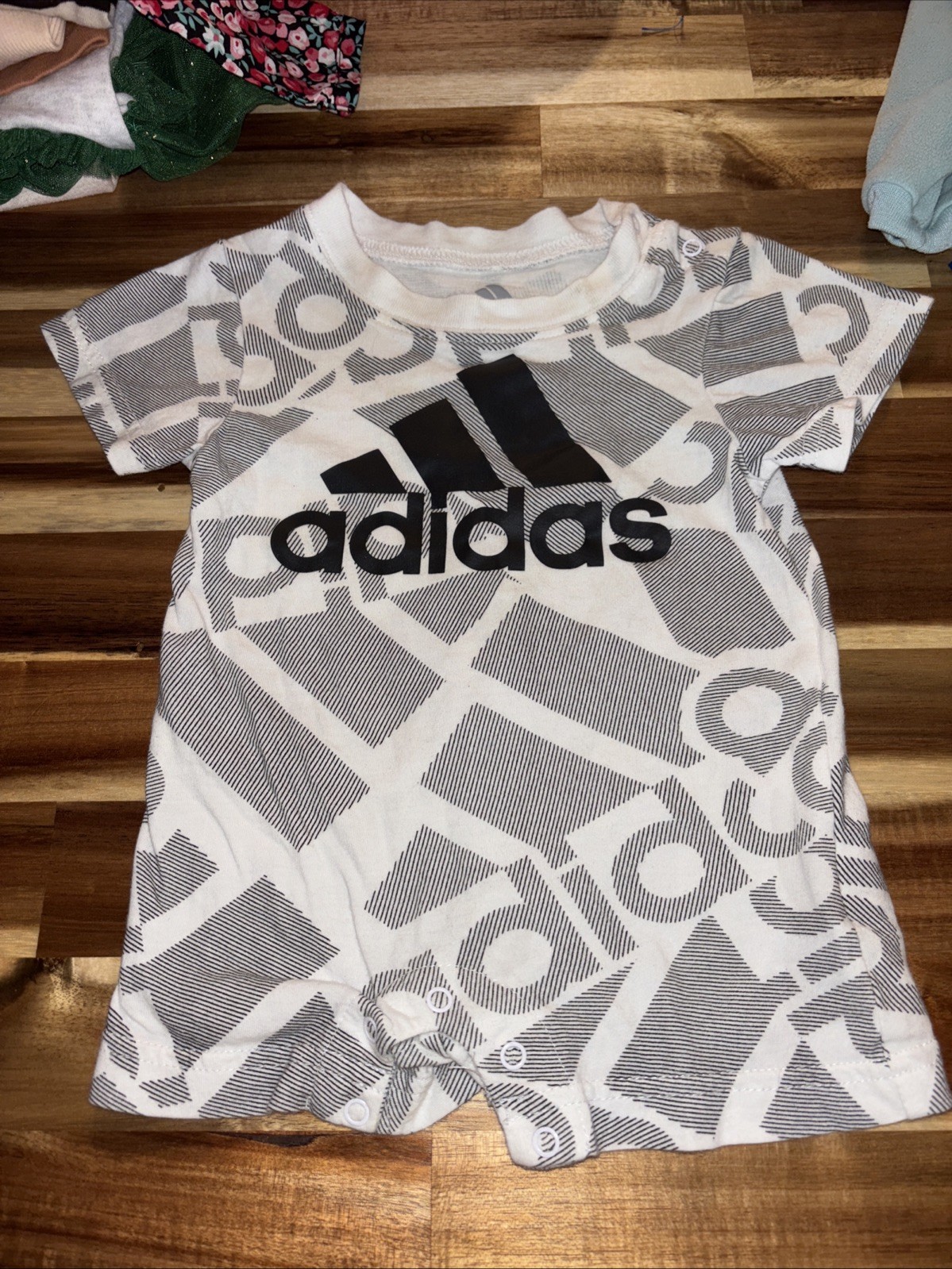 Baby Boys Onsies  Nike, Champion And Adidas Sizes 0-3, 3 M & 3-6 Bundle image 4