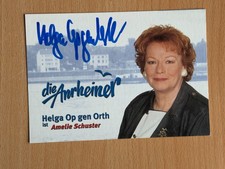 Helga Op gen Orth - Die Anrheiner - Autogrammkarte original signiert - #52561