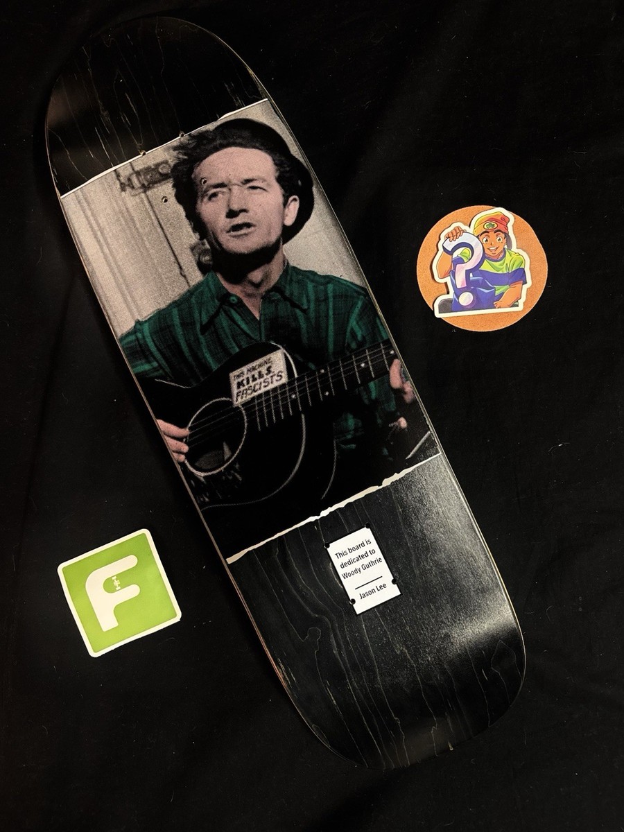 RARE SIGNED Jason Lee Prime Woody Guthrie NOS Skateboard Deck