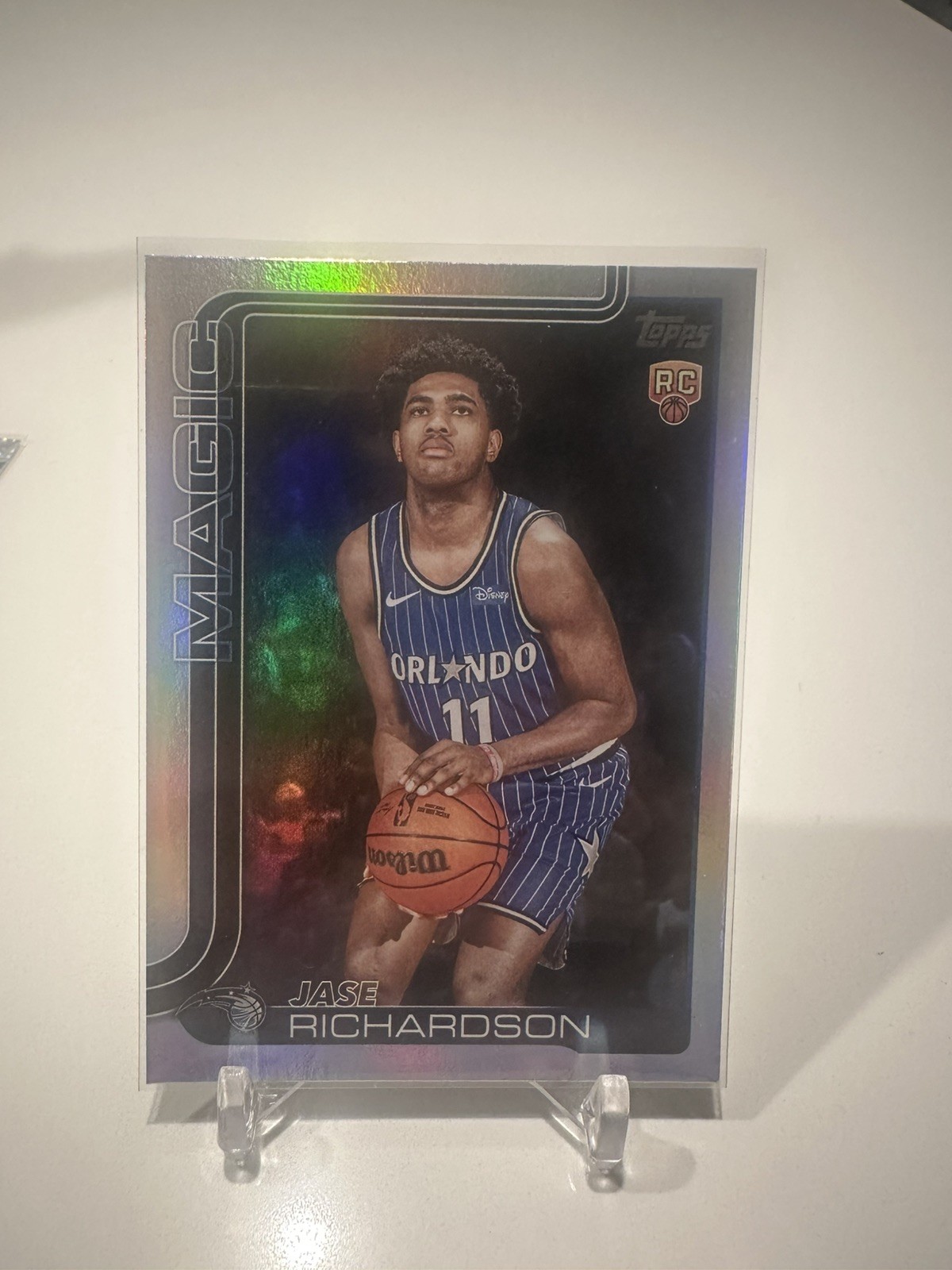 2025-26 topps basketball Jase Richardson Rainbow Foilboard #225