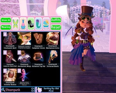 1 Royale High Steampunk Full Set - Virtual Online Set
