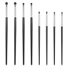 8 PCS Eyeliner Brushes Set Mini Eye Makeup Brush Set Ultra Thin Brush Precision