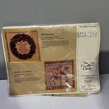 The Creative Circle Embroidery Kit 2338 -christmas wreats