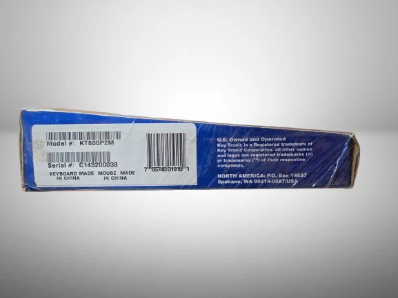 Key Tronic KT800PS2 104-Key Keyboard/Mouse KT800P2M Bundle FAST FREE SHIPPING b - Image 3 of 3