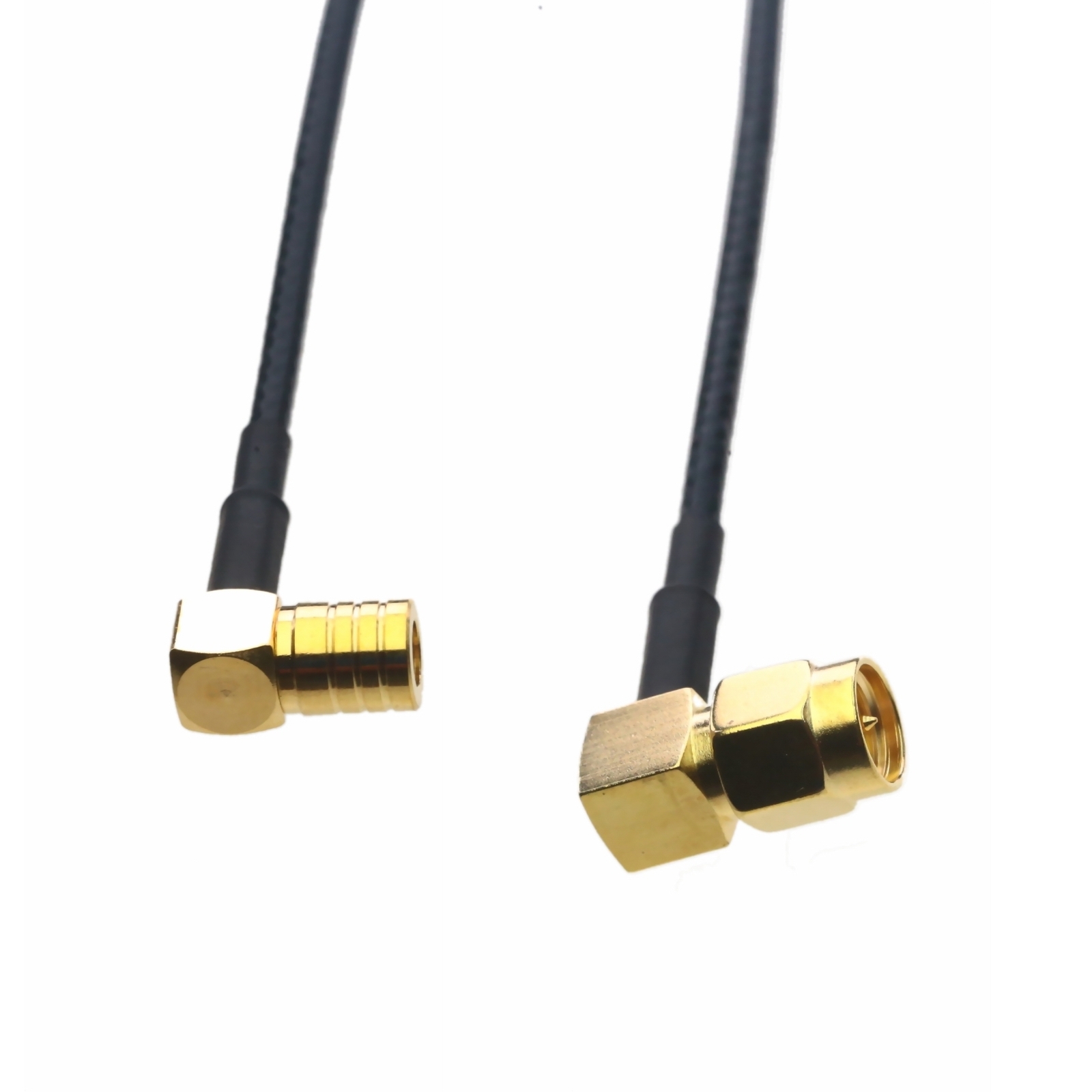 RF Cable SMA male elbow to SMB female 90° RG316 6