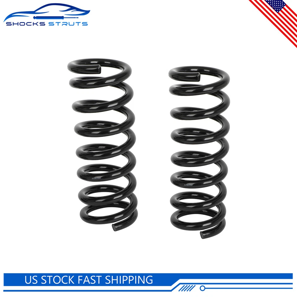 Par de molas helicoidais dianteiras para 1999-2006 Chevrolet Silverado 1500 Gmc Sierra - Imagem 2 de 4